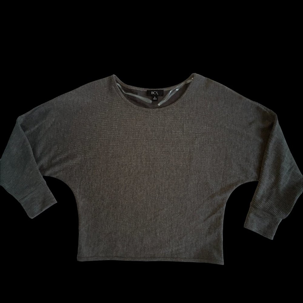 BCX Juniors Dolman-Sleeve Top Heather Charcoal